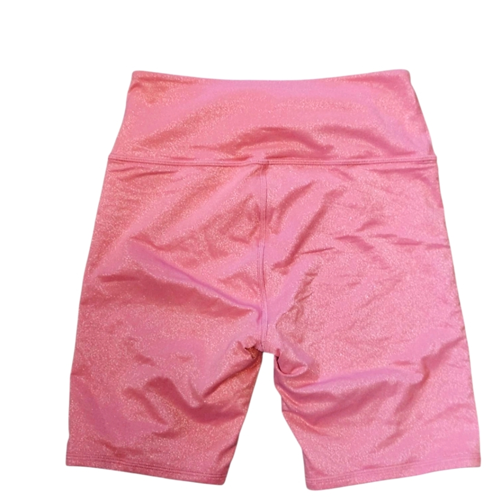 ALO Yoga High Waist Glitter Biker Shorts - Picture 3 of 7
